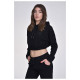Target Γυναικεία ζακέτα Loose Crop Hoodie French Terry "Talent Loose"